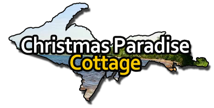 Christmas Michigan Cottage Rental, Christmas Paradise Vacation Cottage